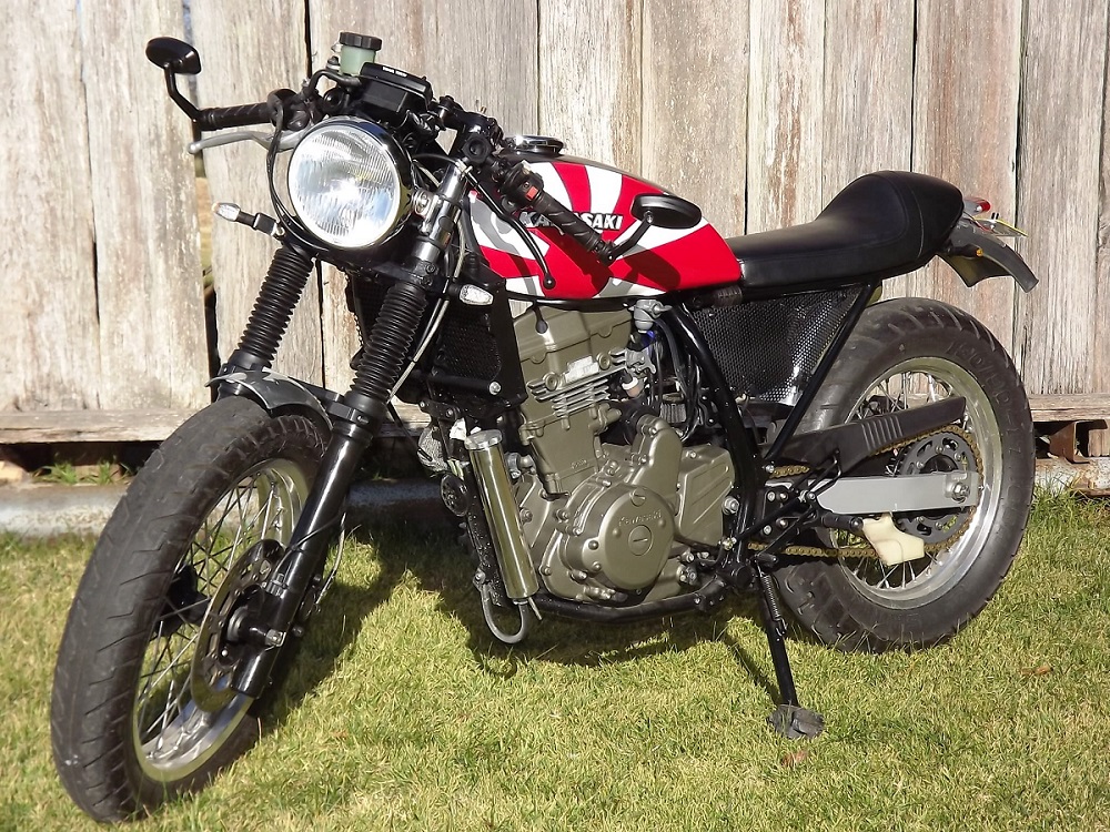 kawasaki klr 650 cafe racer